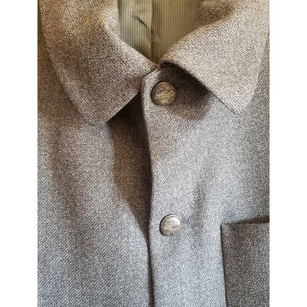 Zanetti Sport Coat Womens Cashmere Wool Career Gray Vintage Made in Italy - Picture 8 of 16